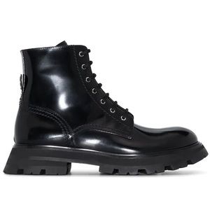 Alexander McQueen Combat Ankle Boots